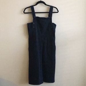 Top Shop Modo Overall Denim Dress 8